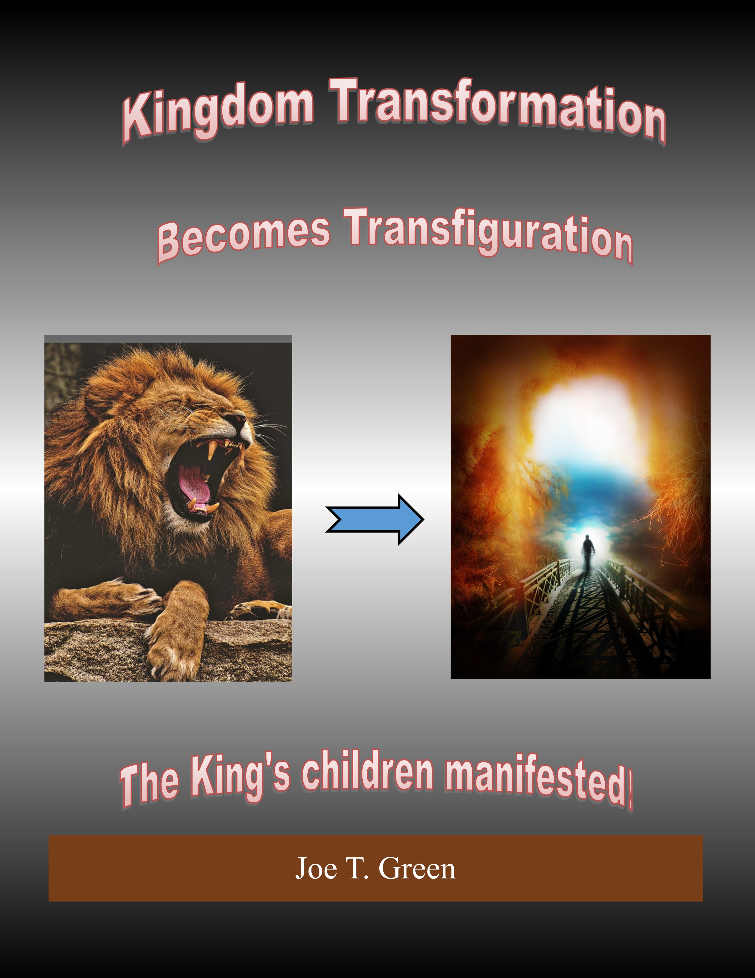 Kingdom Transformation Becomes Transfiguration book cover, by Joe T. Green